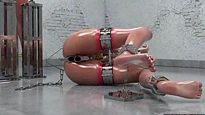 3D BDSM Bondage Fetish Comics by CyberCaptain