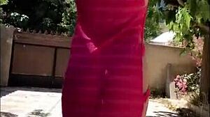 Cap dagde's hotwife adventure: flashing and interracial encounter