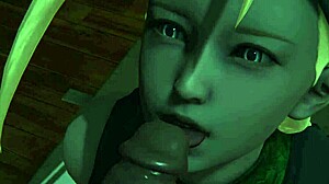 Street Fighter 6 Cammy hentai in wild 3D animation