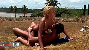 hot pornstar barbie banks outdoor rough anal fucking