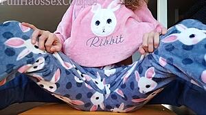 Hey, Why Am I Teasing My Stepdaughter’s Wet Pussy in Pajamas?