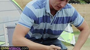 European babe drilled hard by BBC in wild foursome action! 🔥