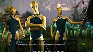 i can't believe female alien fingers herself waiting for my cock