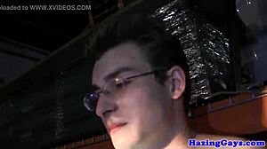 Amateur Twinks Get Initiated With Anal In College Dorm