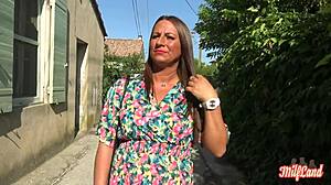 Mila Young Milf Tries Two Men in Wild Group