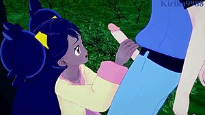 wanna see iris and erika in wild pokémon hentai action?