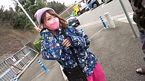 cute asian girl with g-cup ass makes me fall in love