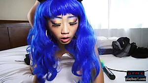 Black and asian girlfriends fucked by friend on camera