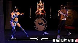 Who knew Mortal Kombat XXX parody would have such hot lesbian face-sitting?