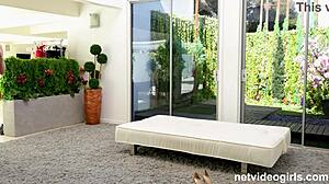 Ever seen a petite amateur rock her first threesome like this?