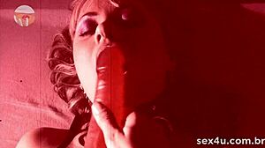 Don't get too excited watching this girl's sadomaso fetish play out