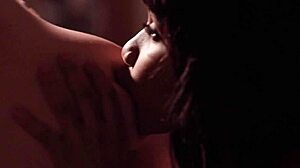 Sexy Big Tit Mature Lesbians Angela White and Jenna Foxx Finger and Lick in Office