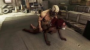 Fallout 4 black babe bound tight in rough bondage