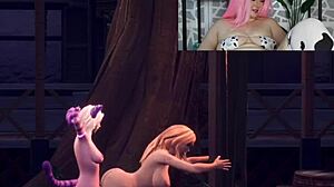 i want you to cum on me in this hentai scene