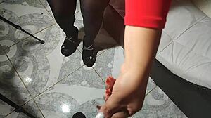 Chubby Ebony Gets Wet Pussy Filled With Cum After Rough Play