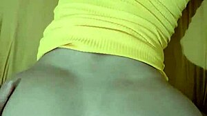 hot usa girl in tight dress fucks hard until cumshot on ass