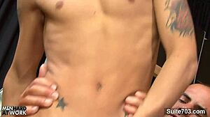 Excited Gays Suck Monster Cocks And Fuck At Work