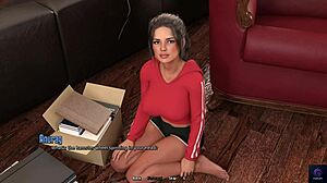 First Time 3D Hentai Meeting with Stepmom and Family in Santa County. Big Cock Action Unfolds in Animated Game.