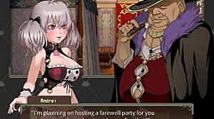 Horny prostitute serves monster cocks in hentai game