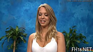 Exciting massage turns into hot porn action!