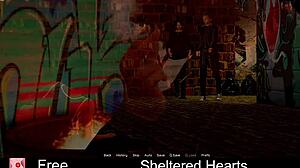 sheltered hearts is a dating game with erotic anime in 3d