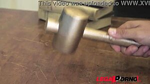 sexy lawyer helena negotiates dp with horny babe at court