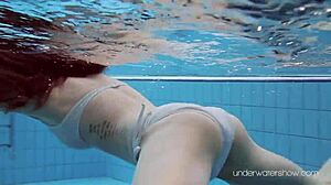 I’m obsessed with Roxalana Cheh, sexy redhead underwater
