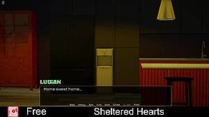 sheltered hearts is a dating game with erotic anime in 3d