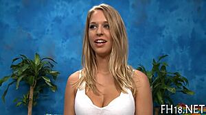 Exciting massage turns into hot porn action!