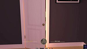 První setkání v 3D hentai s nevlastní mámou a rodinou v Santa County, velký pták v akci