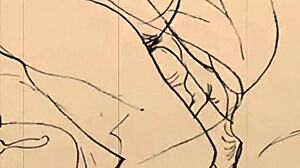 intriguing vintage erotic drawings featuring anime, comics, and antique styles.