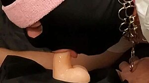 training this guy to suck cock like pro