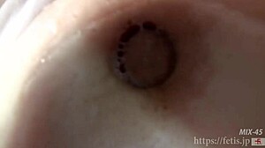 Japanese spit fetish, umm, too much saliva play!