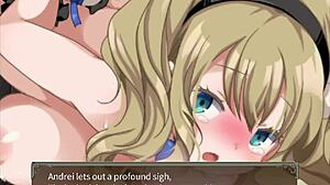 Horny prostitute serves monster cocks in hentai game