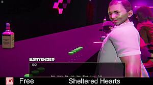 sheltered hearts is a dating game with erotic anime in 3d
