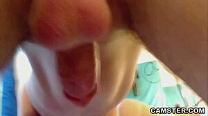 Amateur Couple's Webcam Lingerie Session.