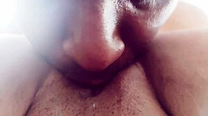 my tight pussy missed big black cock, begged for face cum