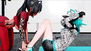 Futa Gym 2, I’m lovin’ this big cock action, oops!