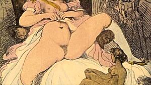 damn! check out these wild vintage erotic drawings from way back!
