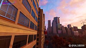 sia siberia fucks spider-man cock at home