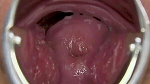 Japanese half-beauty Ami shows off her shaved goods in wild display