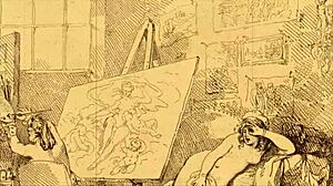 damn! check out these wild vintage erotic drawings from way back!