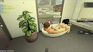 Intense sex with my wife in the bath