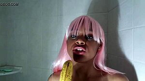 Racial Humiliation as Black Bitch Sucks in First Video