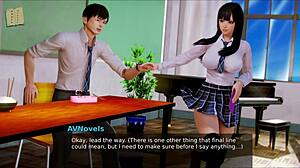 Academy Game Episode 176 with Anime Hentai Elements