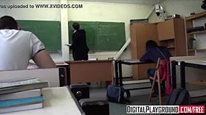 Kristof Cale and Taissia Shanti Hook Up in Classroom! 😍