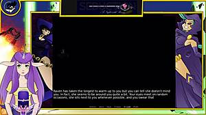 Seduction Night With Raven In Game Hentai