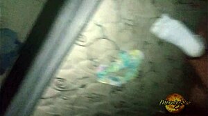 Creampie inside a wife in a menage a trois