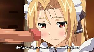 若いメイドがハードなヘンタイ罰を受ける！😱