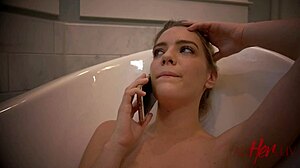 Allherluv relentless love teaser with shaved young brunette.